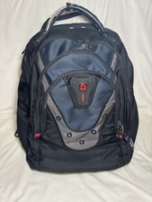 Mochila para laptop Wenger Swiss Gear Ibex 17 polegadas preta/cinza/azul leitura FLAW comprar usado  Enviando para Brazil