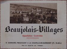 Etichetta vino beaujolais usato  Foligno