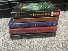 Lot 5 Percy Jackson and the Olympians Series Books Rick Riordan Original Covers, usado comprar usado  Enviando para Brazil