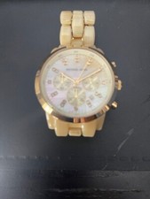 Relógio de quartzo Michael Kors MK-5217 feminino 100m texturizado mármore nova bateria comprar usado  Enviando para Brazil