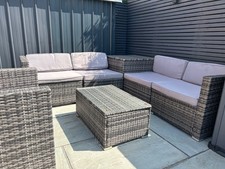 rattan grey corner sofa for sale rattan grey corner sofa for sale MANCHESTER