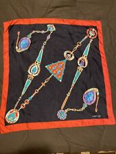 Foulard soie vintage d'occasion  Beauval
