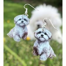 Bichon frise earrings for sale  Savannah
