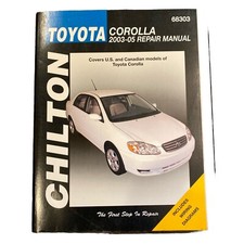 Toyota Corolla 2003 2004 2005 Chilton 68303 Repair Service Manual How To Guide comprar usado  Enviando para Brazil