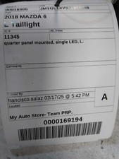 Conjunto de lanterna traseira Mazda 6 marrom esquerda fabricante de equipamento original 2018 usado testado bom estado, usado comprar usado  Enviando para Brazil