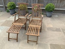 Wooden steamer chairs for sale  SPALDING