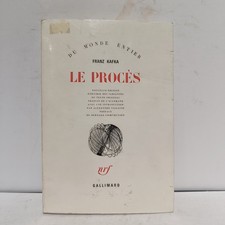 Charmant gallimard procès d'occasion  France