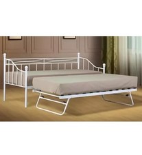White metal daybed for sale  EXETER