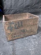 Caixa de cerveja Fell Brewery Carbondale Pa caixa de cerveja de madeira caixa de cervejaria Ya comprar usado  Enviando para Brazil