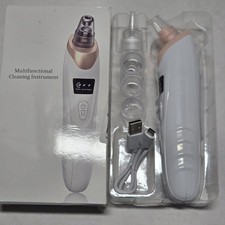 Aspirador de pó removedor de cravos, limpador de poros faciais - 5 potência de sucção comprar usado  Enviando para Brazil