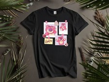 Camiseta com capuz Disney Pixar Toy Story fofa Lotso Grid masculina feminina unissex AD560 comprar usado  Enviando para Brazil