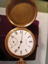 Antique hunter pocket usato  Certaldo