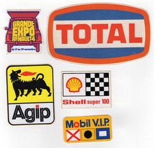 Vintage advertising stickers d'occasion  Expédié en Belgium