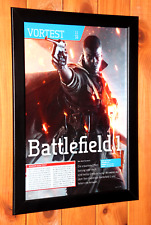 Usado, Battlefield 1 PS4 Xbox One PC Windows raro pequeno pôster/página de anúncio emoldurada. comprar usado  Enviando para Brazil