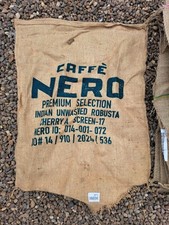 Jute coffee sacks for sale  WELLINGBOROUGH