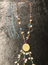 Modeschmuckketten bunt hippie gebraucht kaufen Modeschmuckketten bunt hippie gebraucht kaufen  Schildow