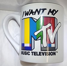 I want My MTV Music Television 14 oz. Caneca cerâmica chá café teste de cor Viacom comprar usado  Enviando para Brazil