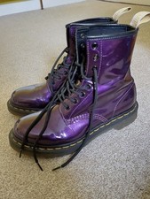 purple dr martens for sale  THURSO