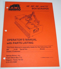 Rhino box scraper for sale  Elizabeth