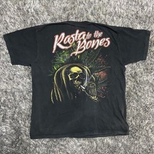 Usado, RASTA TO THE BONE - CAMISETA ANGUSTIADA E DESBOTADA - № 243 comprar usado  Enviando para Brazil