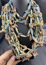 Colar de contas de pássaro de vidro Gabri mosaico romano antigo genuíno  comprar usado  Enviando para Brazil