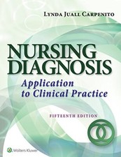 Nursing diagnosis carpenito d'occasion  Expédié en Belgium
