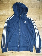 Adidas kapuzenjacke dunkelblau gebraucht kaufen  Filderstadt