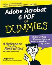 Adobe Acrobat 6 PDF for Dummies by Harvey, Greg comprar usado  Enviando para Brazil