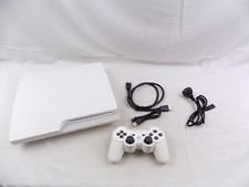 Como Novo PS3 Playstation 3 160GB Console Fino Branco + Controle comprar usado  Enviando para Brazil