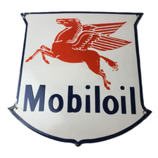 Vintage mobil oil d'occasion  Expédié en Belgium