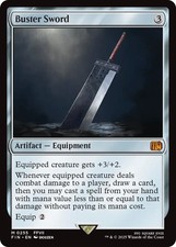 Używany, FINAL FANTASY MTG - ARTIFACTS Singles - Sets - $5 MINIMUM ORDER - Buster Sword na sprzedaż  Wysyłka do Poland