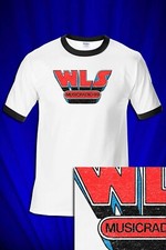 Camiseta WLS Music Radio Chicago Illinois RINGER FRETE GRÁTIS EUA comprar usado  Enviando para Brazil