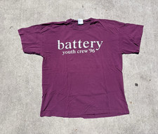 Usado, Camiseta Vintage Anos 90 Battery Youth Crew Until The End Straight Edge 1996 comprar usado  Enviando para Brazil