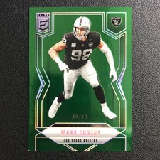 Usado, Camiseta 2025 Panini Donruss Elite NFL Maxx Crosby Green Status número /98 Raiders comprar usado  Enviando para Brazil