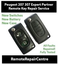 Serviço de reparo para Peugeot Expert Partner 307 308 407 2 botões chaveiro remoto comprar usado  Enviando para Brazil