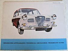 1960 wolseley brochure. for sale  ARUNDEL