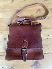 Moroccan leather satchel for sale  TORQUAY