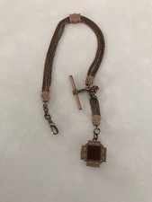 Relógio de bolso antigo corrente fob 15” folheado a ouro  comprar usado  Enviando para Brazil