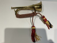 Brass military bugle for sale  COWBRIDGE