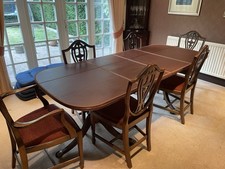 Walnut dining suite for sale  STANMORE
