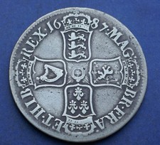 James 1687 silver for sale  PONTEFRACT