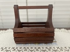 Slatted brown wooden for sale  Denver