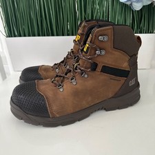 Usado, Botas masculinas Cat Accomplice X Wp Astm/ biqueira de aço preta marrom masculina tamanho 13 comprar usado  Enviando para Brazil