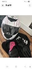 Zorax motorcycle helmet for sale  PONTEFRACT