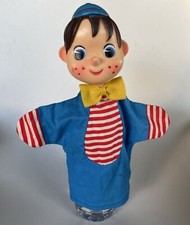 PINÓQUIO BONECO DE MÃO Vintage 1962 Videocraft KNICKERBOCKER Toy Co Blue Eye Boy comprar usado  Enviando para Brazil