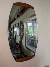 Vintageteak wall mirror for sale  NELSON