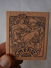 Timbro legno menu usato  Italia