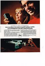 Publicite 1969 leitz d'occasion  Le Luc