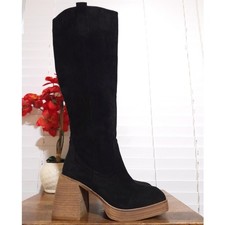 Black faux suede for sale  Cottondale