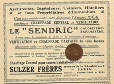 Paris sulzer central d'occasion  Expédié en Belgium